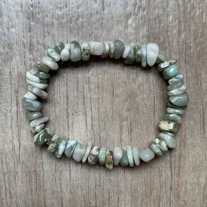 ❗️RESTOCKED Green Flower Agate Bracelet • Handmade Jewelry • Agate Jewelry